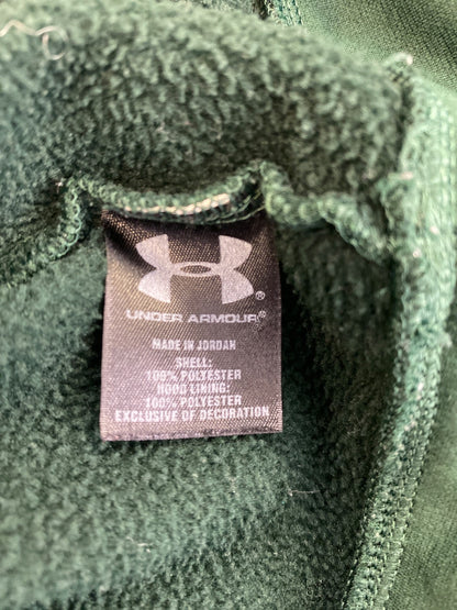 Under Armour Men’s Green Fleece Lined Loose Fit Pullover Sweatshirt - XL
