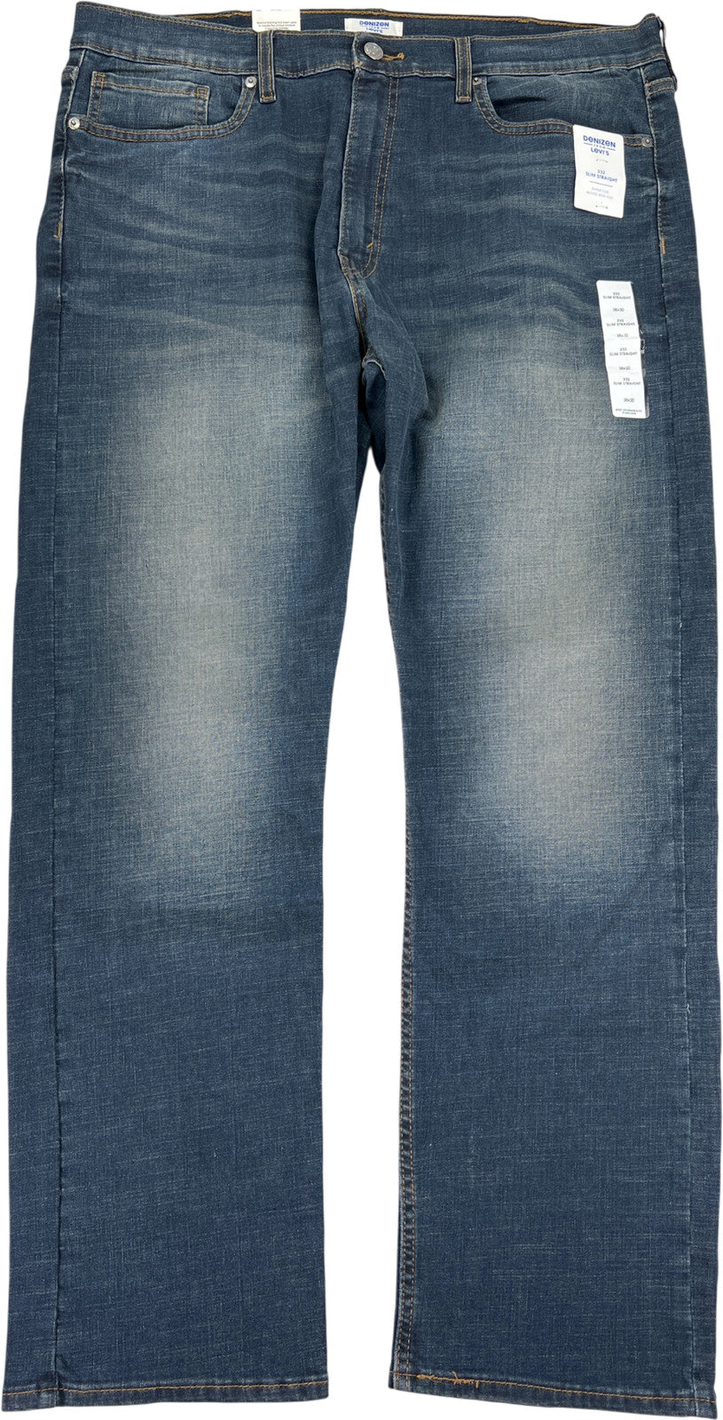 Denizen from Levi’s Men’s Dark Wash 232 Slim Straight Denim Jeans - 38x30