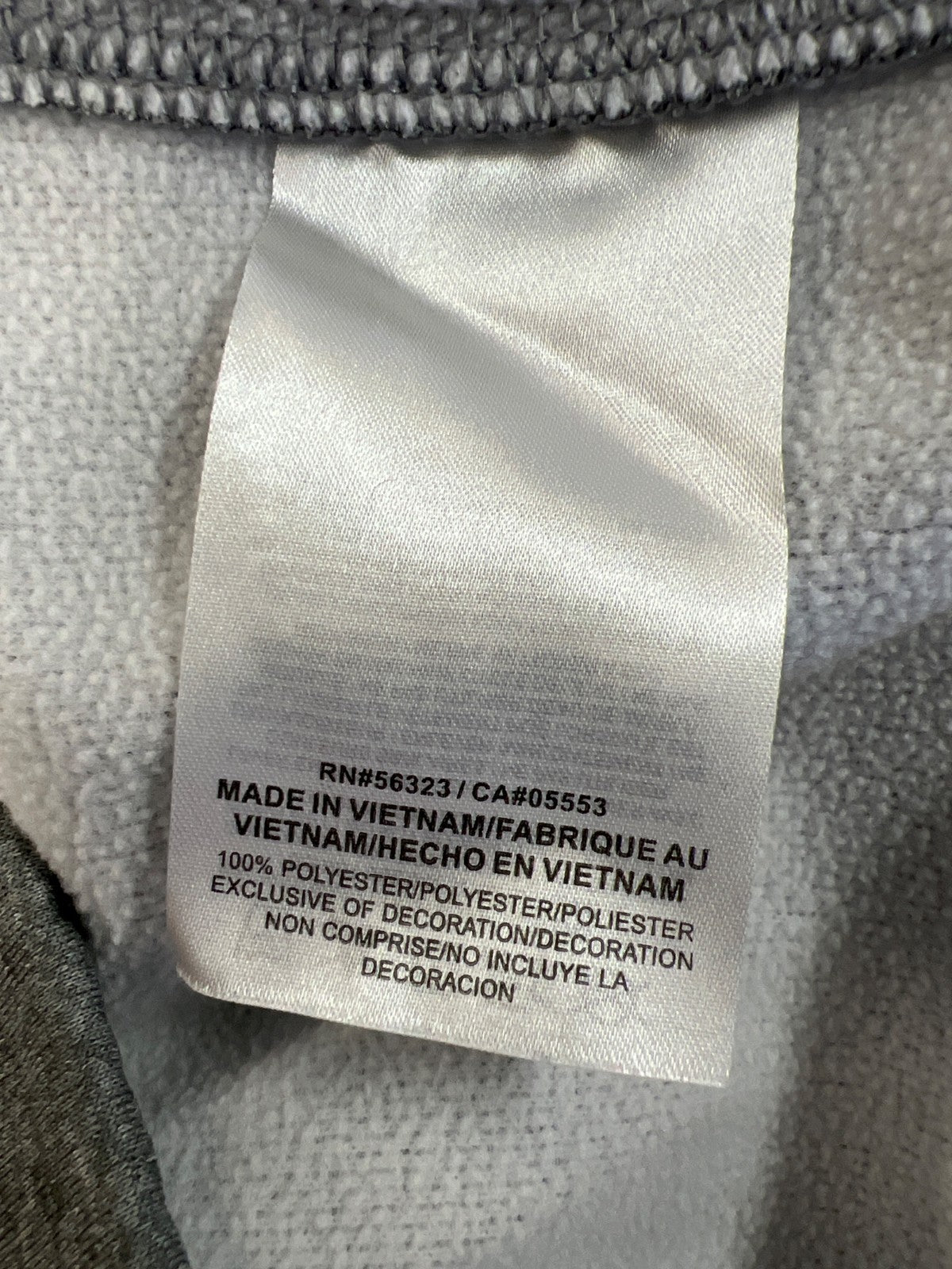 Nike Men’s Gray Therma-Fit Fleece Lined 1/4 Zip Pullover Sweatshirt - L