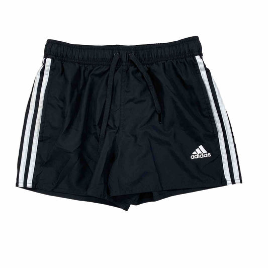 adidas Women's Black Mesh Lined Athletic Shorts with Pockets - S