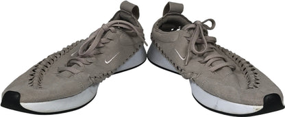 Nike Women’s Gray Suede Dualtone Racer Woven Lace Up Sneakers - 10