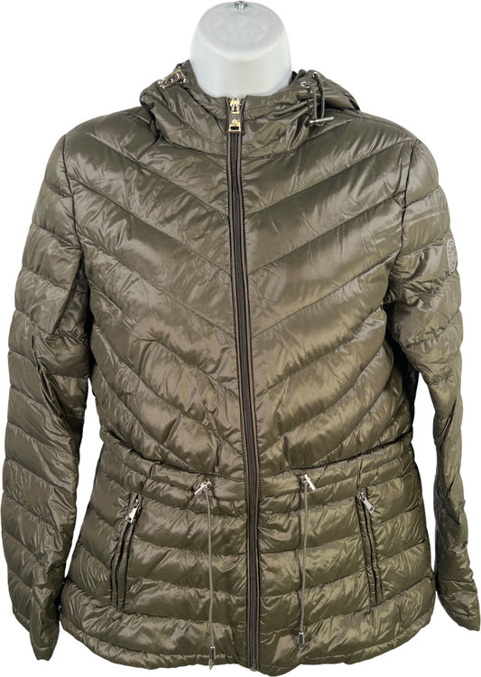 Lauren Ralph Lauren Women’s Green Ultra Lightweight Down Puffer Coat - S