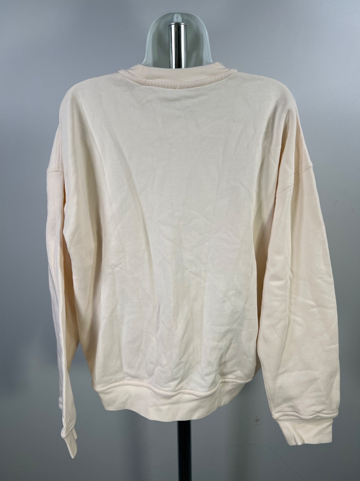 Lunya Women’s Ivory/Cream Silksweats Reversible Pocket Sweatshirt - L