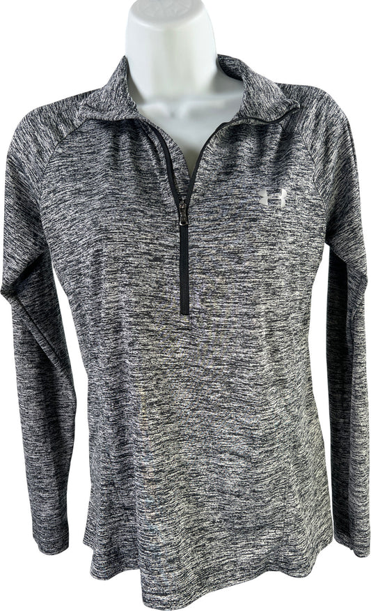 Under Armour Women’s Blue Long Sleeve 1/4 Zip Pullover Athletic Shirt - S