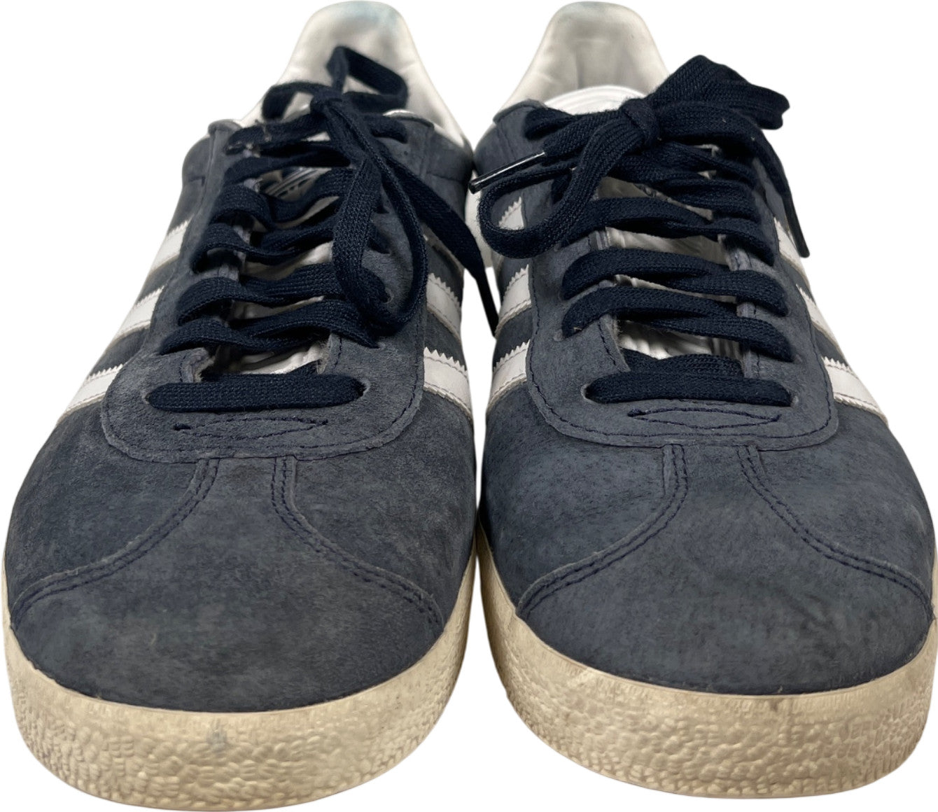 Adidas Women’s Blue Suede Gazelle Lace Up Sneakers - 7