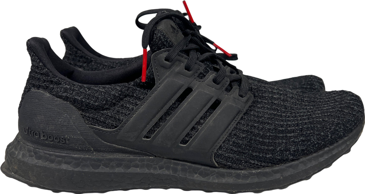 Adidas Men’s Triple Black Ultraboost Lace Up Athletic Sneakers - 9.5