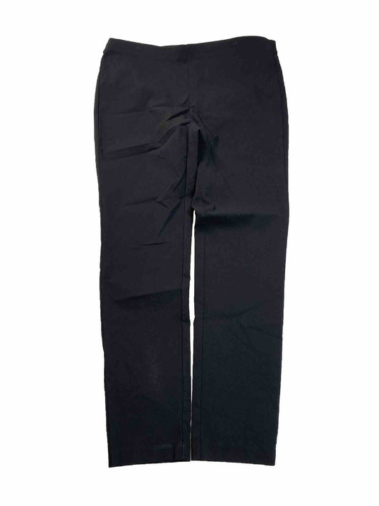 Michael Kors Women's Black Pull On Straight Leg Dress Pants - XL
