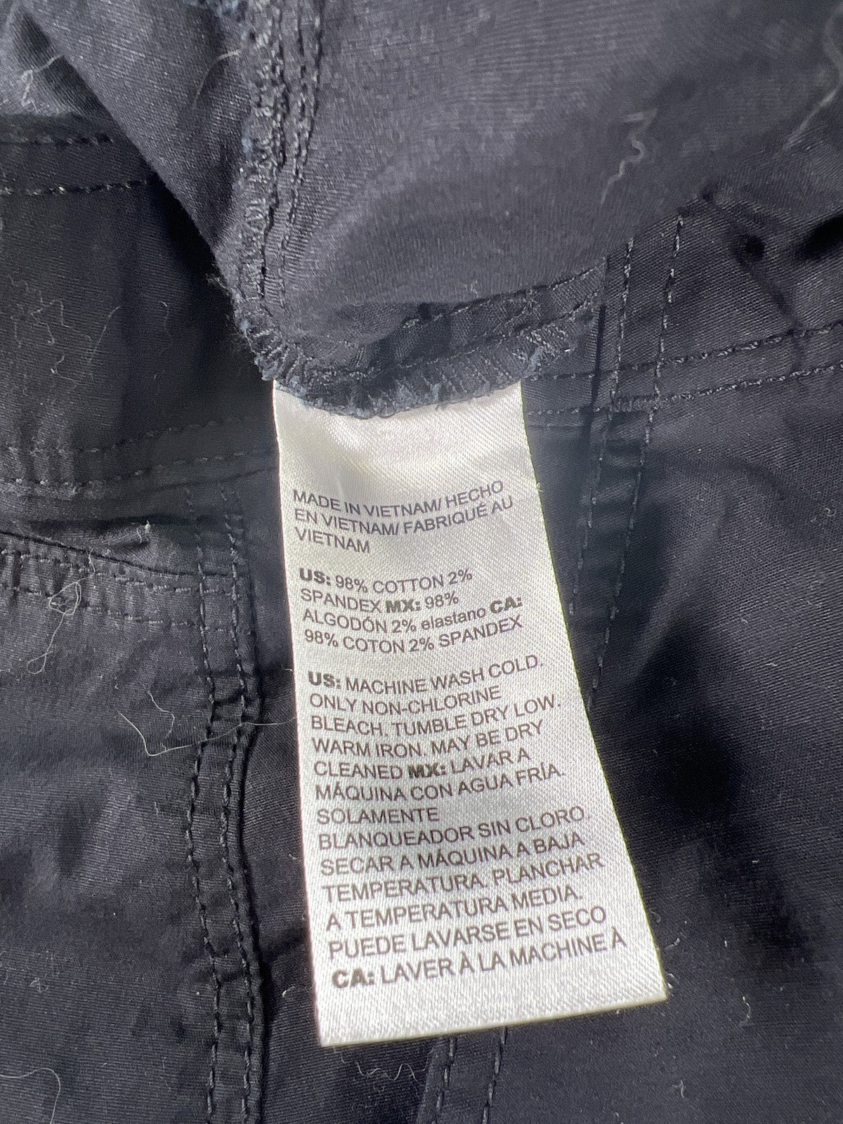 Chico’s Women’s Black Poplin Casual Shorts - 2.5/US 14