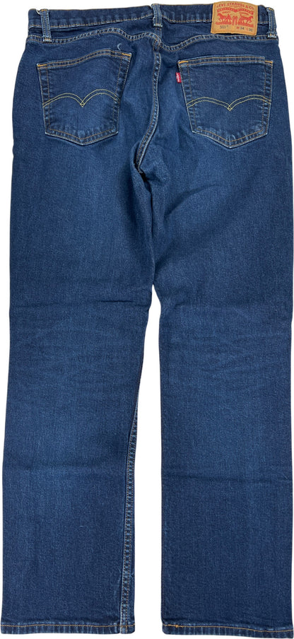 Levi’s Men’s Dark Wash 511 Slim Fit Denim Jeans - 34x30
