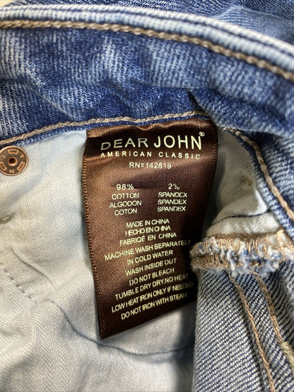 Dear John Women's Medium Wash Slim Tapered Jeans - 28