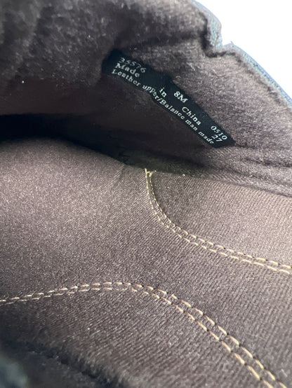 Clarks Women’s Brown Leather Slip On Clogs - 8