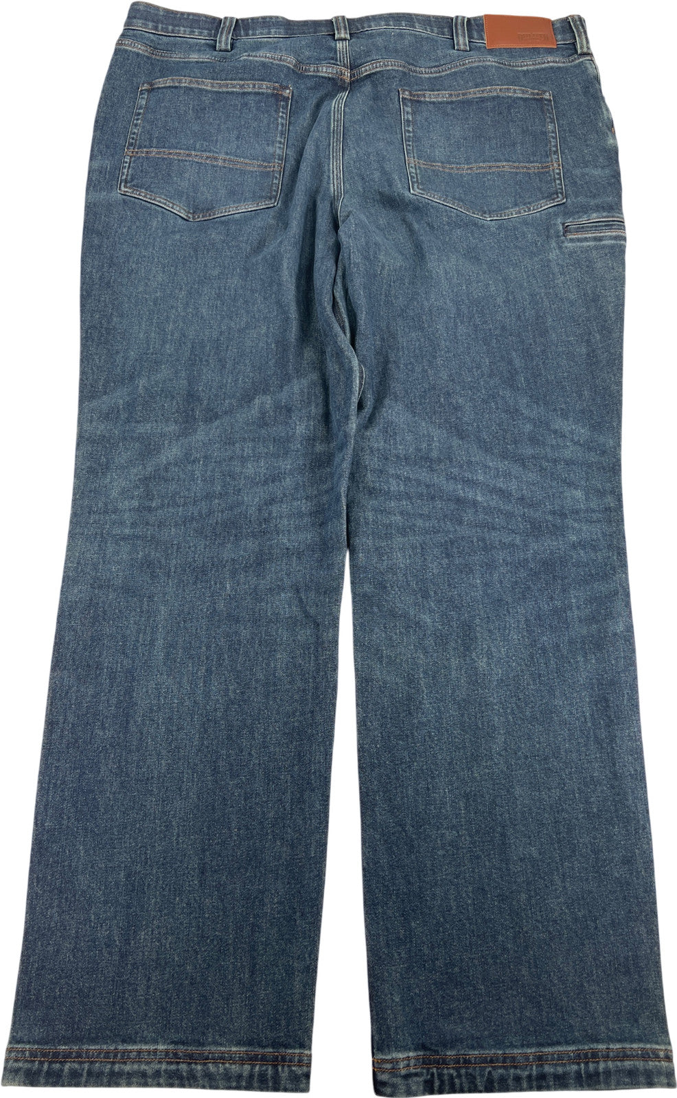 Duluth Trading Men’s Medium Wash Standard Fit Denim Jeans - 42x32