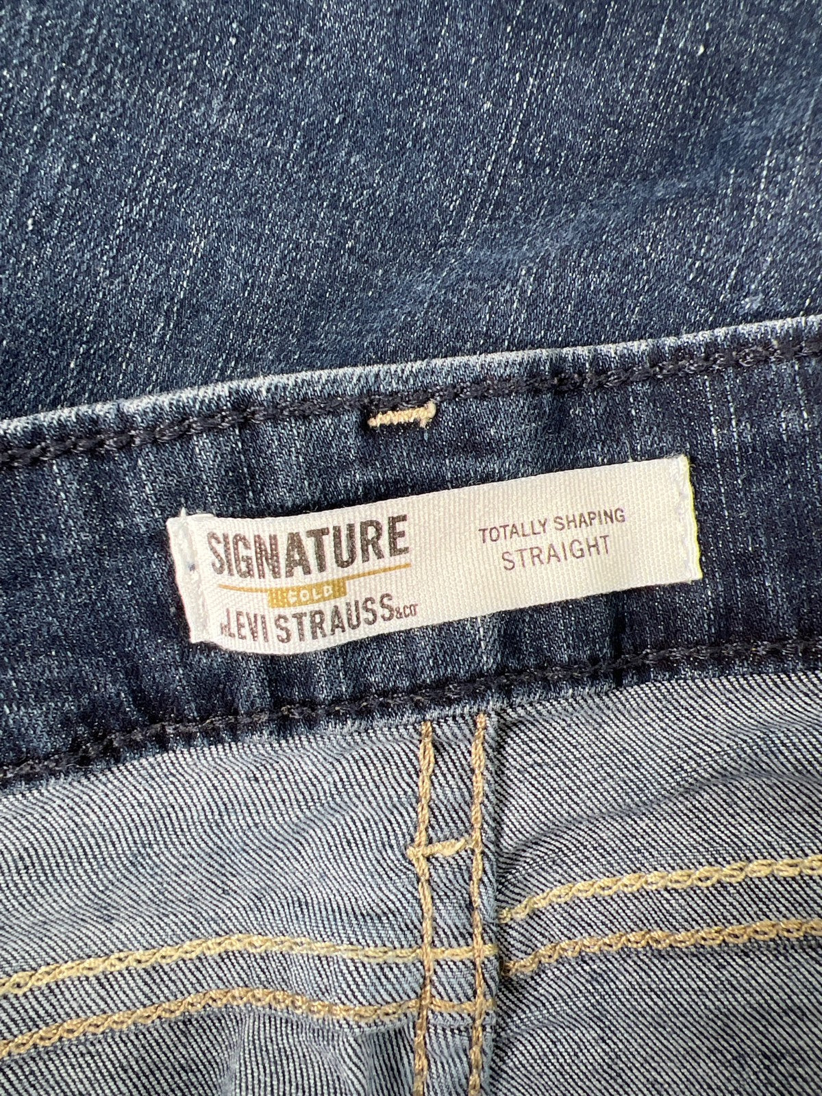 Levi’s Women’s Medium Wash Totally Shaping Straight Denim Jeans - 12 Long