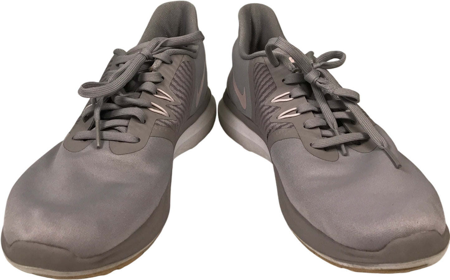 Nike Women’s Gray Training In Season TR8 Lace Up Running Shoes - 9