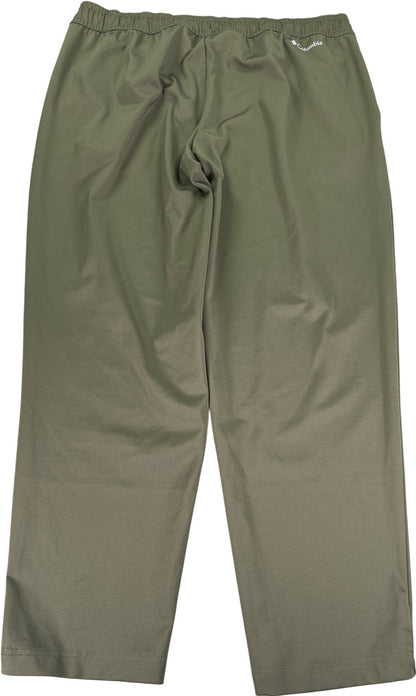 Columbia Women’s Green All Seasons Pull On Straight Leg Pants - L