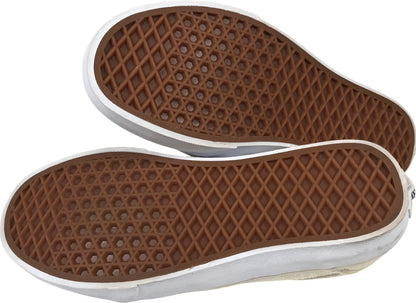 Vans Women’s Light Yellow Canvas Lace Up Sneakers - 9.5