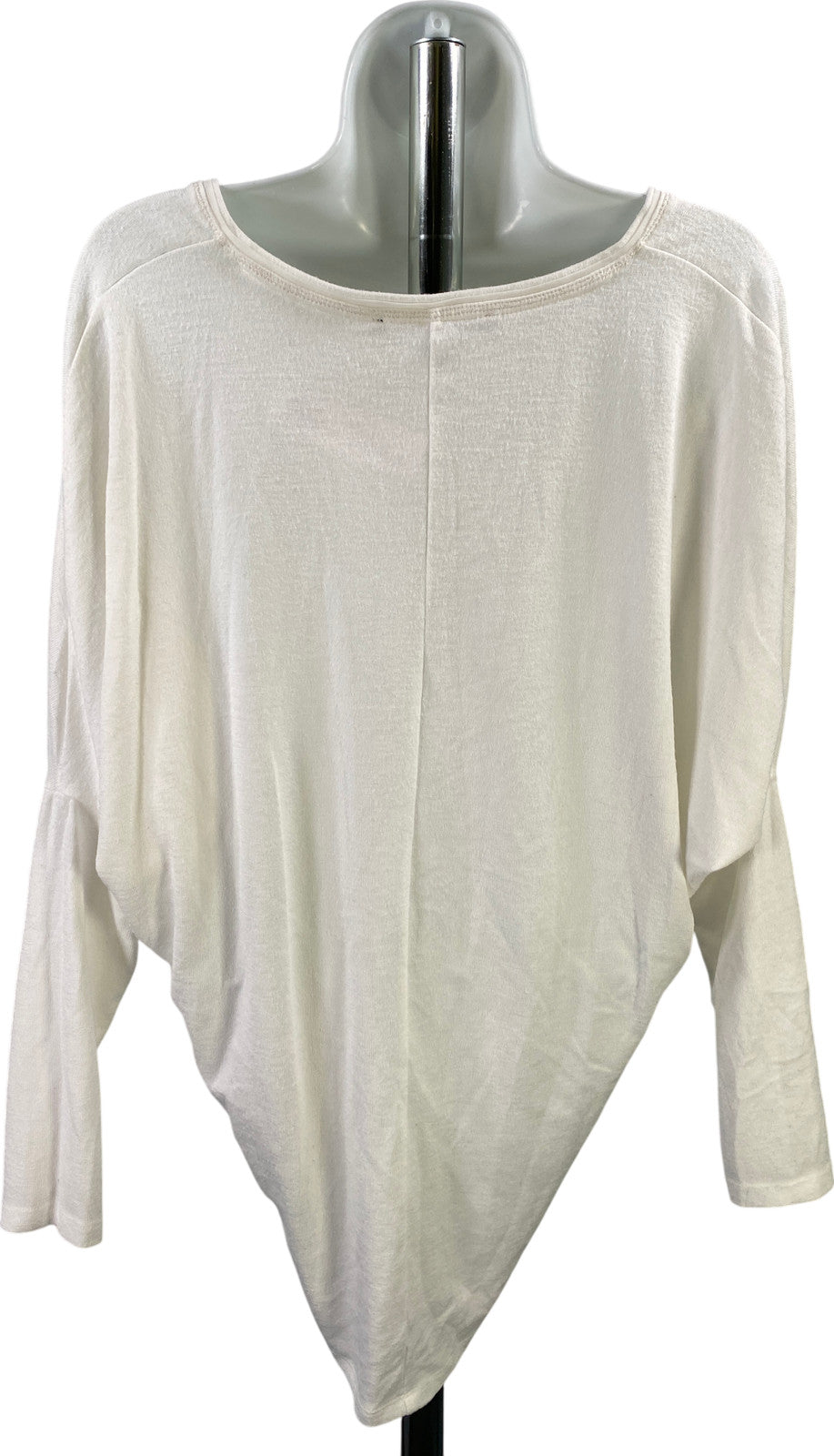 White House Black Market Women’s White Long Sleeve V-Neck Shirt - XS