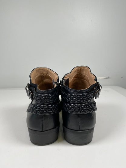 Life Stride Women’s Black Velocity 2.0 Adrianna Side Zip Ankle Booties - 10 Wide