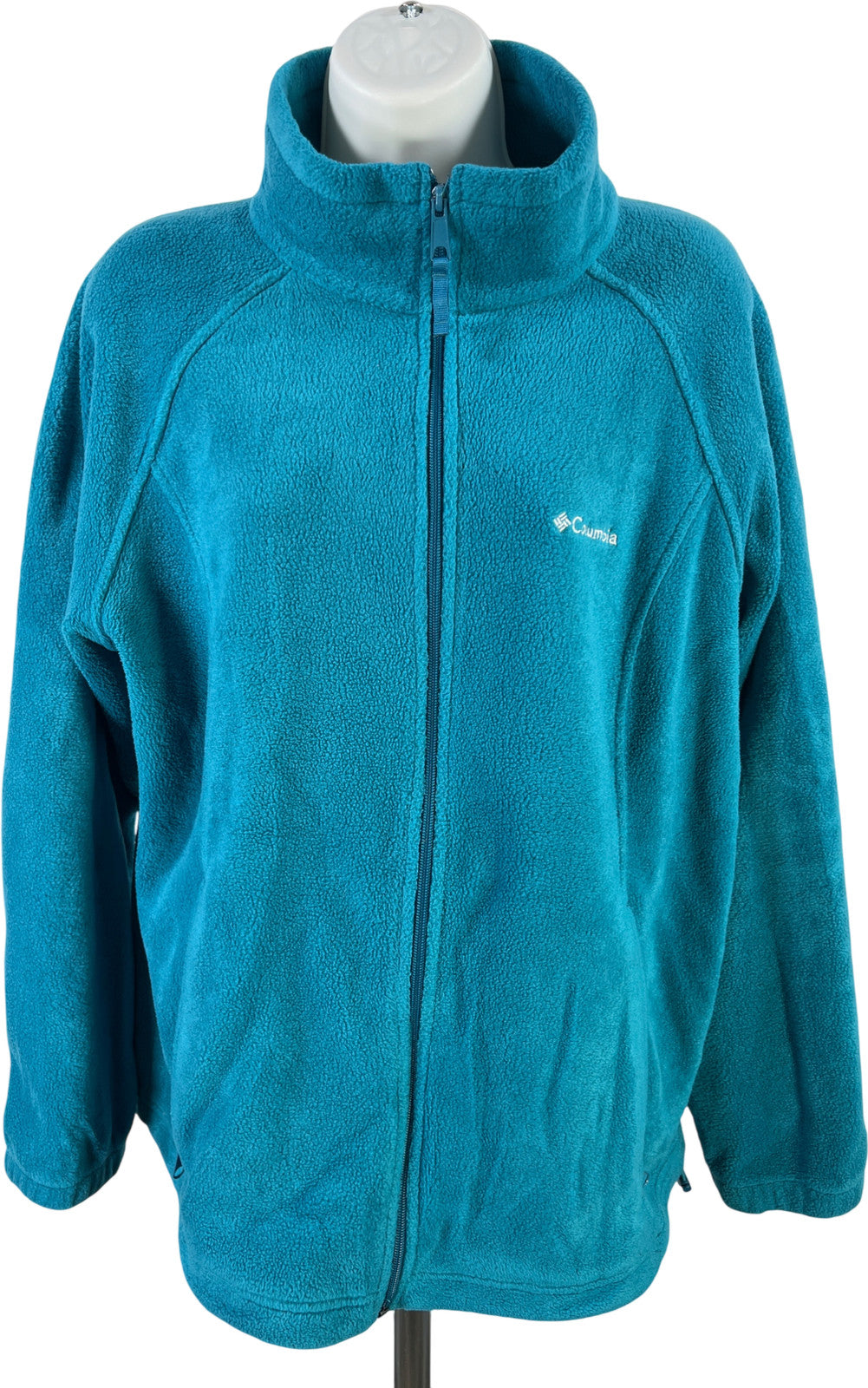 Columbia Women’s Blue Benton Springs Full Zip Fleece Jacket - Plus 1X