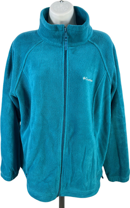 Columbia Women’s Blue Benton Springs Full Zip Fleece Jacket - Plus 1X