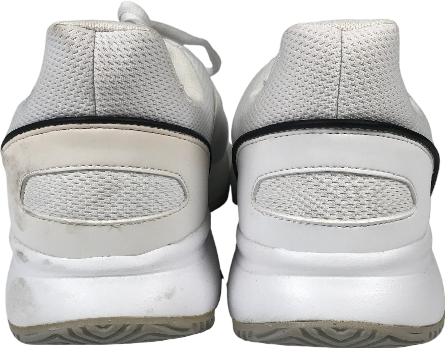 Adidas Men’s White Courtsmash Lace Up Court Athletic Sneakers - 11