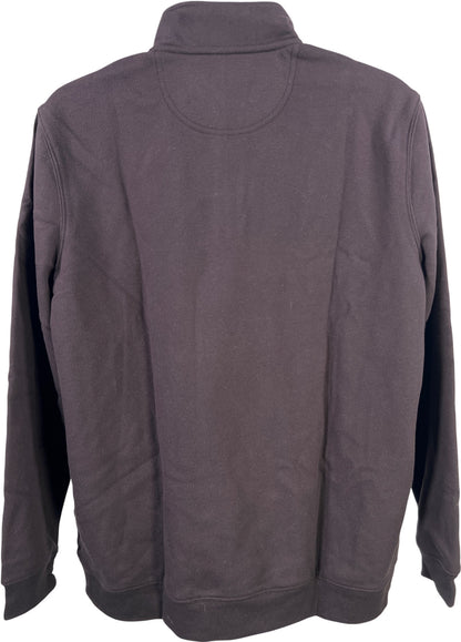 Croft and Barrow Men’s Black Extra Soft 1/4 Zip Pullover Sweater - XL