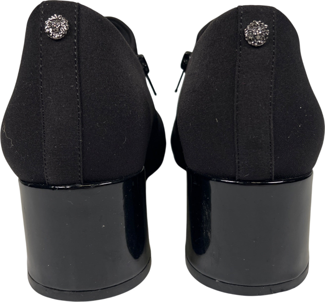 Anne Klein Women’s Black Huxton Textile Side Zip Ankle Booties - 10