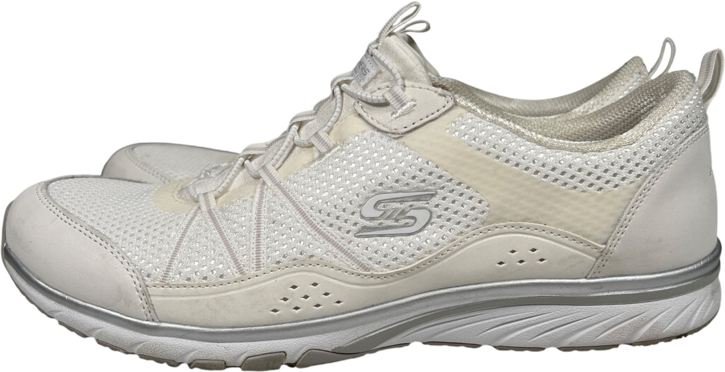 Skechers Women’s White Gratis Memory Foam Slip On Sport Sneakers - 11