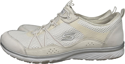 Skechers Women’s White Gratis Memory Foam Slip On Sport Sneakers - 11