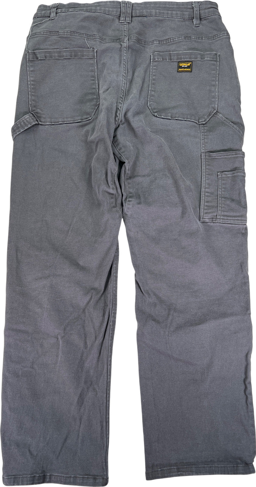 CAT Men’s Gray Straight Leg Canvas Pants - 40x32
