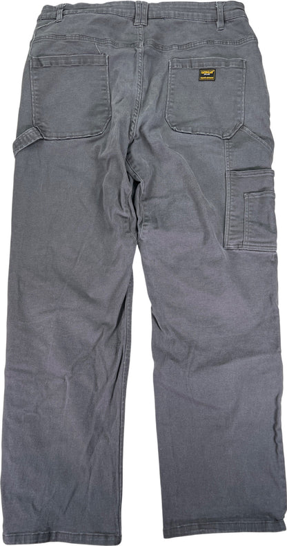 CAT Men’s Gray Straight Leg Canvas Pants - 40x32