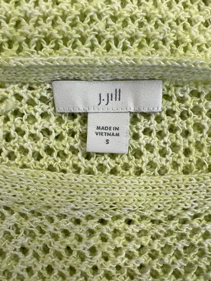 J.Jill Women’s Green Open Knit 3/4 Sleeve Sweater - S