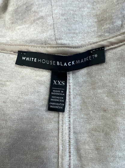 White House Black Market Women’s Beige Open Front Cardigan Sweater - XXS