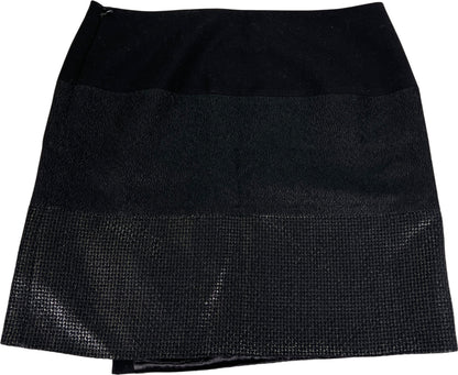 White House Black Market Women’s Black Straight Skirt - 8