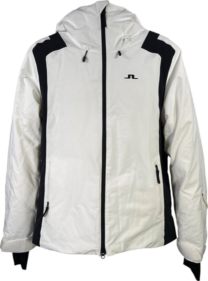 J.Lindeberg Men’s White Kerry Primaloft Full Zip Winter Ski Jacket - L