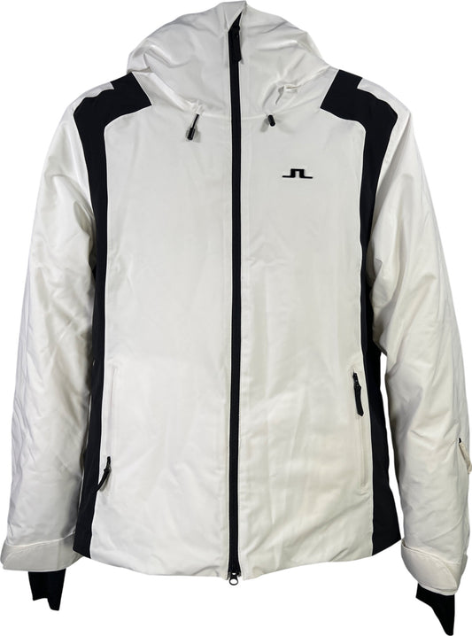 J.Lindeberg Men’s White Kerry Primaloft Full Zip Winter Ski Jacket - L