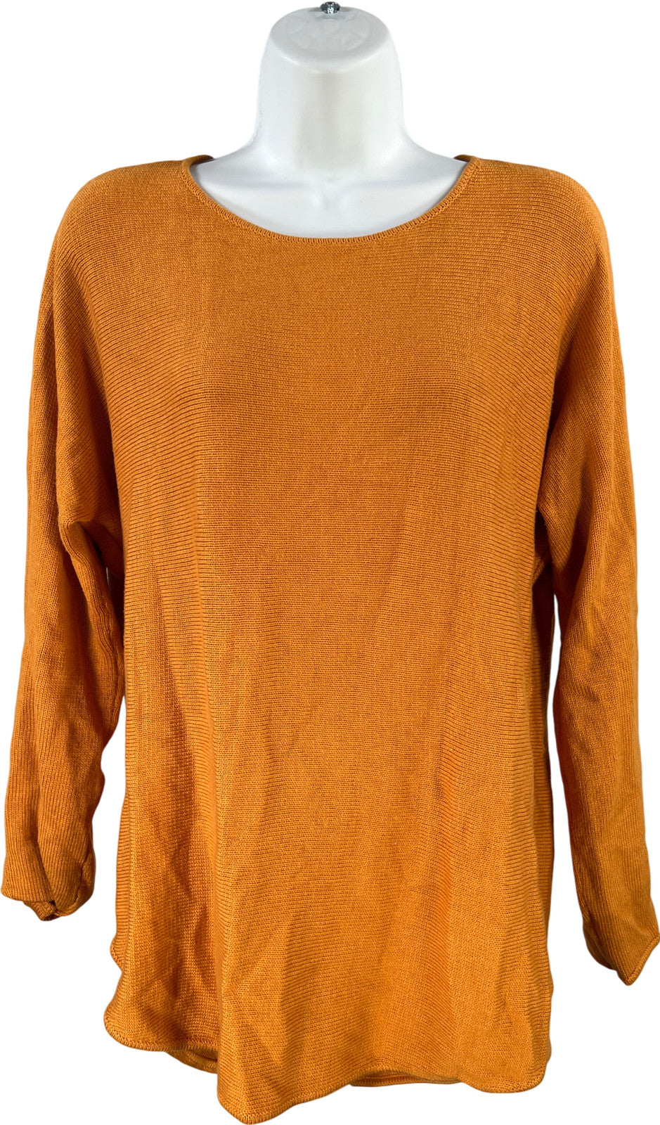 Michael Kors Women’s Brown 1/4 Zip Back Pullover Sweater - S