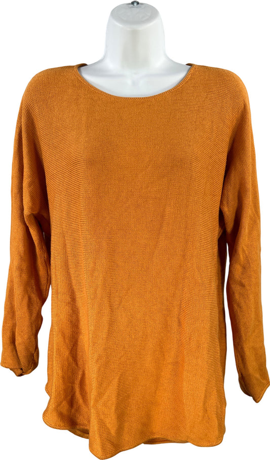 Michael Kors Women’s Brown 1/4 Zip Back Pullover Sweater - S