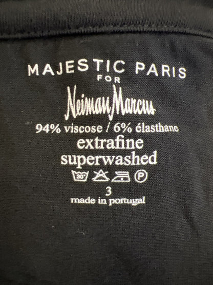 Majestic Paris for Neiman Marcus Women’s Black Long Sleeve Shirt - 3