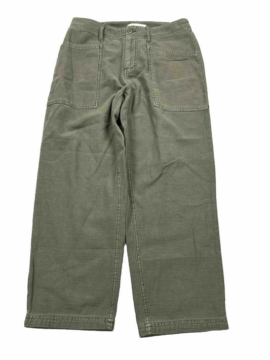 Lucky Brand Women's Green Loose Fit Utility Style Pants - 2