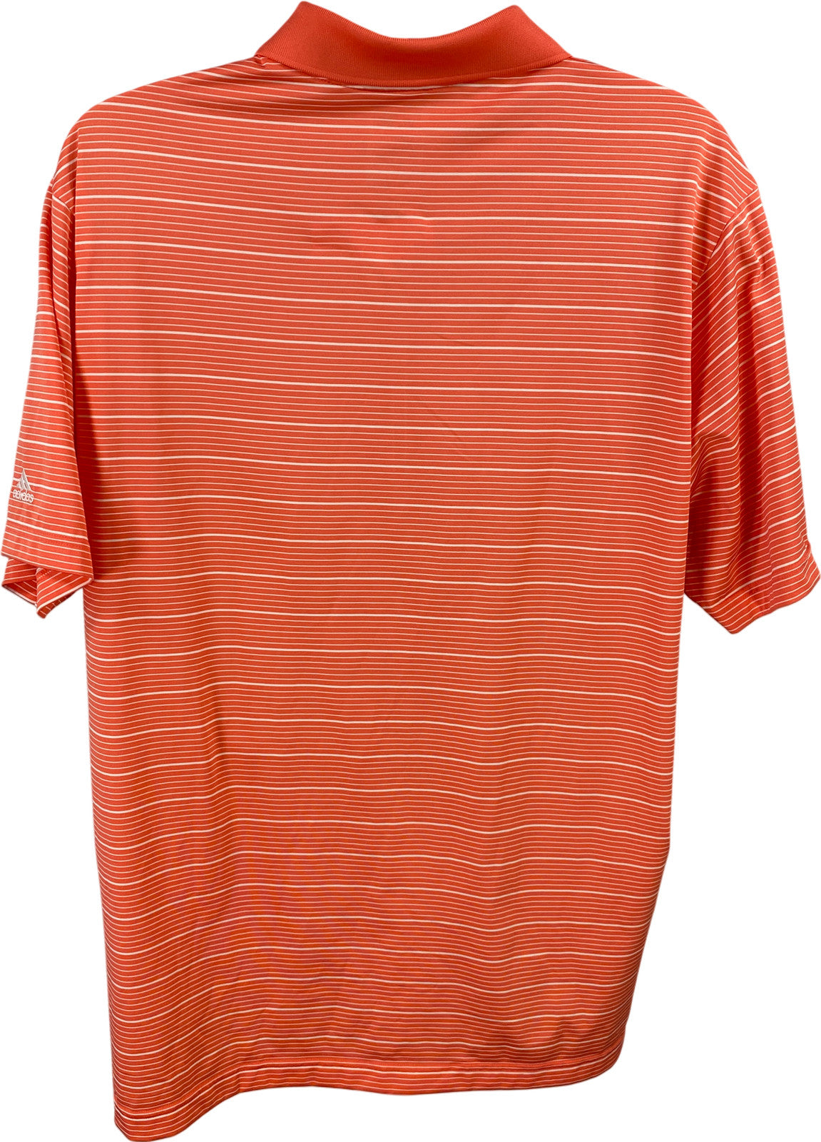 Adidas Men’s Pink Striped Short Sleeve Climalite Athletic Golf Polo Shirt - 2XL