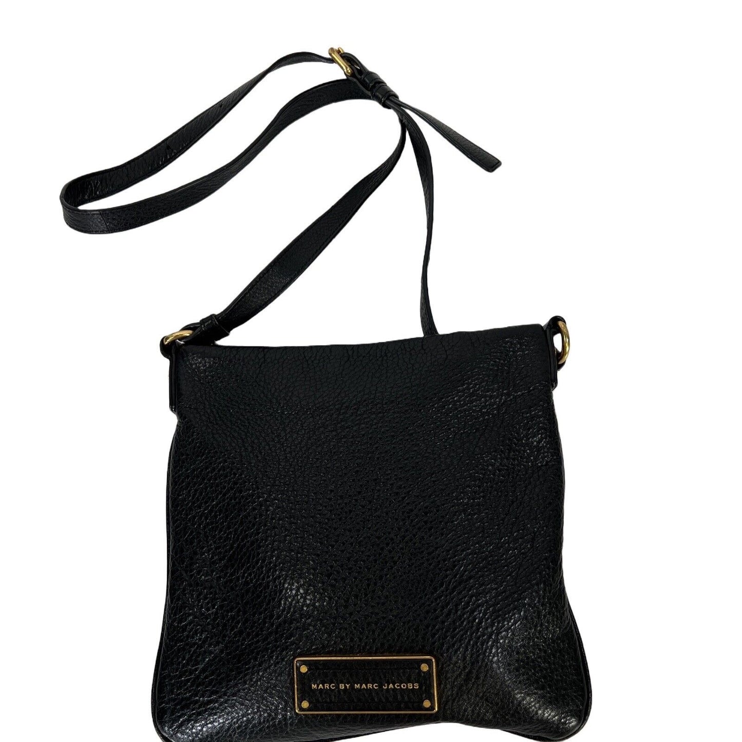 Marc by Marc Jacobs Black Pebbled Leather Crossbody Purse