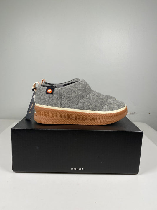 Sorel Youth Big Kids Gray Out N About Mini Puffy Water Resistant Short Boots - 7