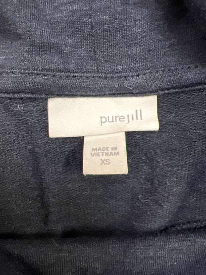 Pure J.Jill Women’s Blue Long Sleeve Cowl Neck Shirt Dress - XS