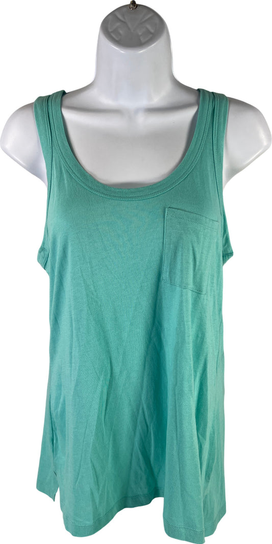 NEW ANA Women’s Blue Sleeveless Racerback Pocket Front Tank Top - S