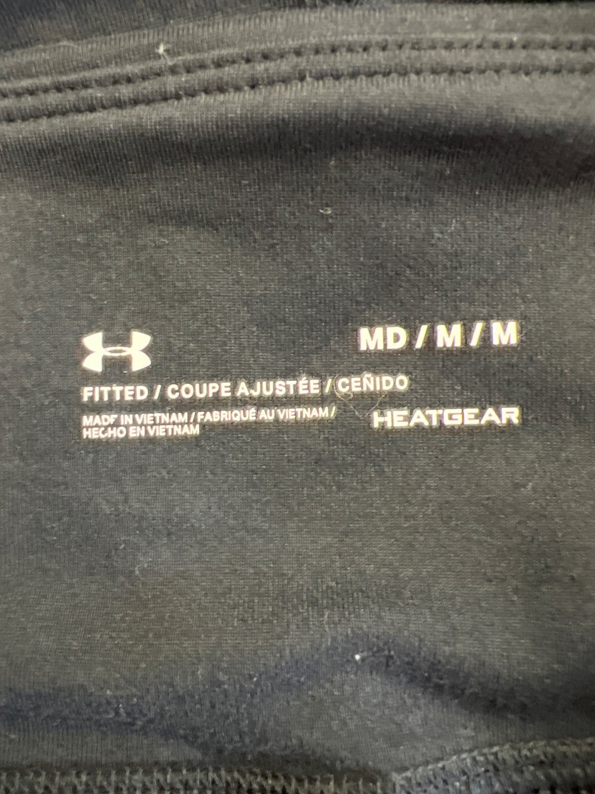 Under Armour Women’s Black Fitted HeatGear Athletic Leggings - M