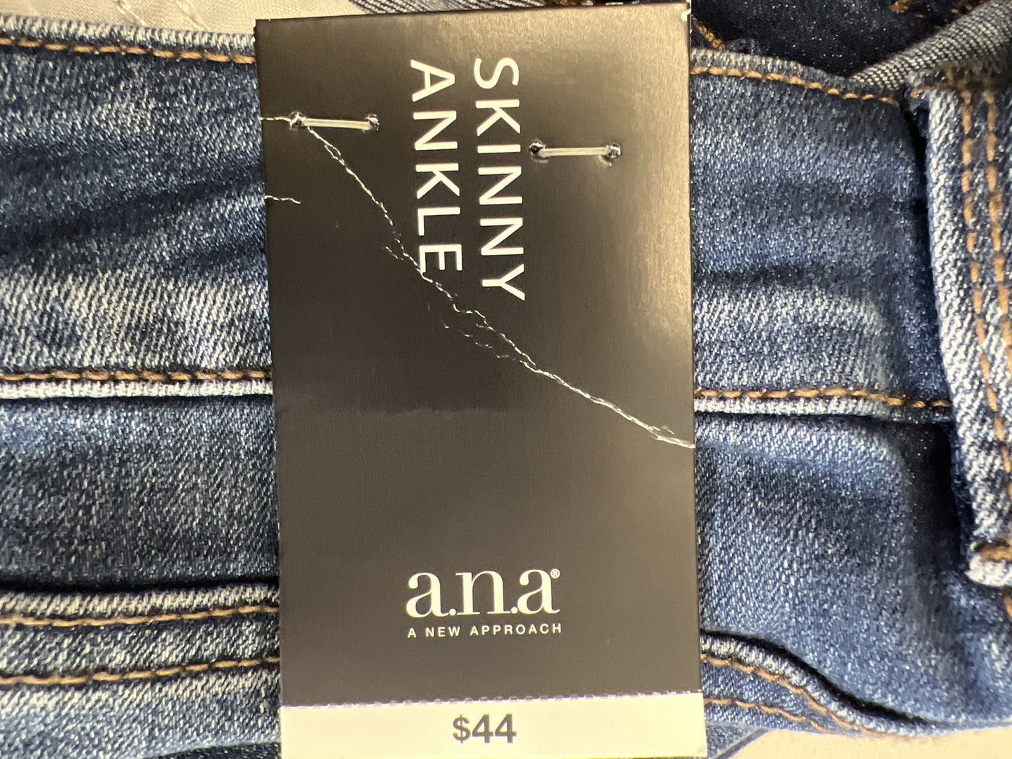 ANA Women’s Medium Wash Skinny Ankle Denim Jeans - 31/12