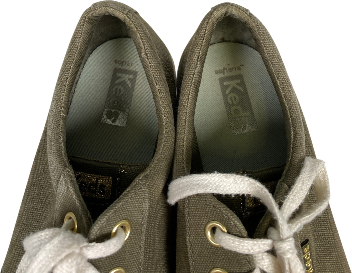 Keds Women’s Green Canvas Jump Kick Duo Platform Sneakers - 10