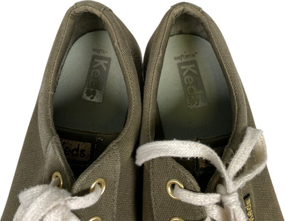 Keds Women’s Green Canvas Jump Kick Duo Platform Sneakers - 10