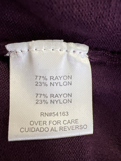 Andrew Marc Women’s Purple Long Sleeve Turtleneck Sweater - S
